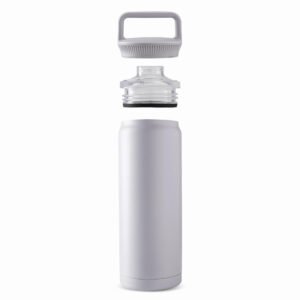 Stainless Steel Everett Water Bottle with Tritan Spout 32oz, Gray Blue