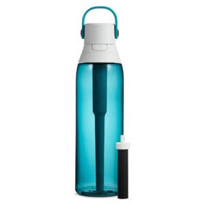 26 oz Sea Glass Premium Leak Proof Filtered Water Bottle with Straw